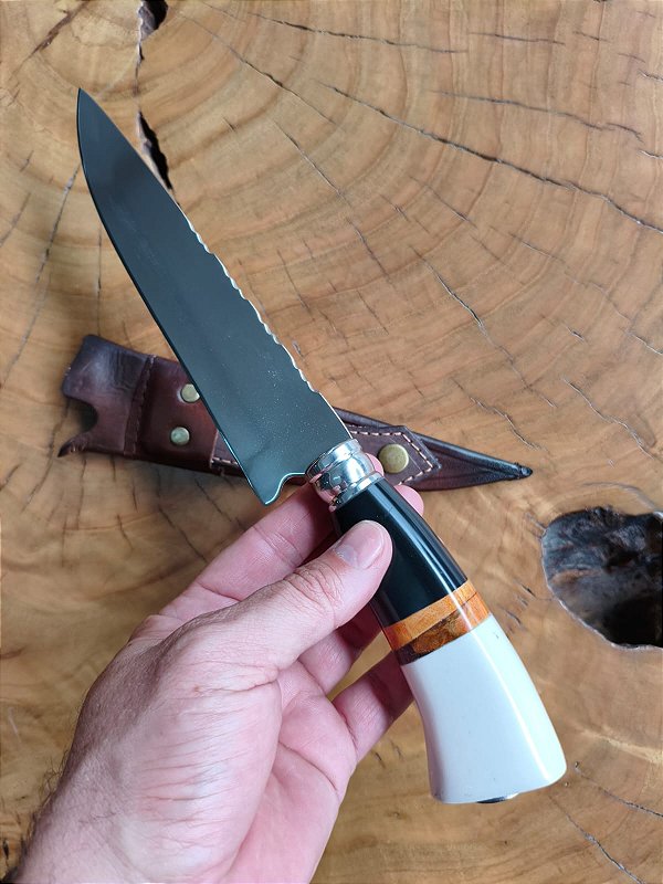 FACA ARTESANAL INOX 7" CABO MISTO