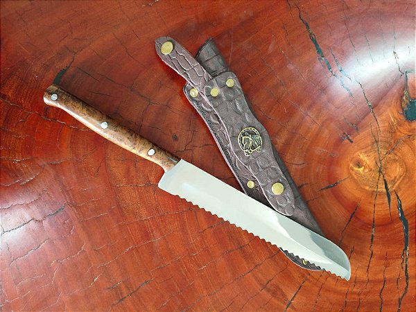 🔪 FACA PARA CORTE DE PÃO ARTESANAL – QUALIDADE E ELEGÂNCIA 🔪