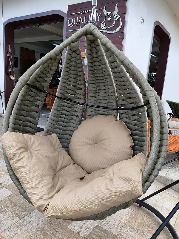 Balanço Gota Tricô – Tecimento em Tricô Náutico (Com Pedestal)