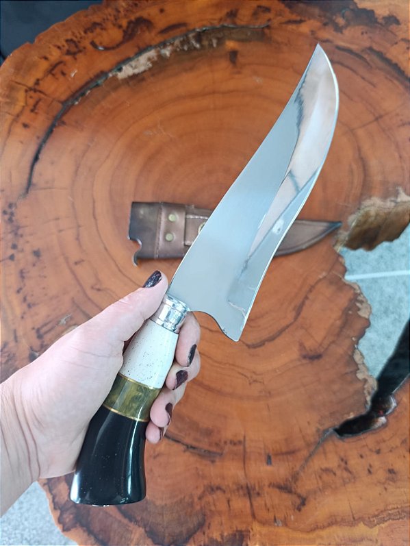 Faca Picanheira 8 Polegadas – Lâmina Larga em Inox