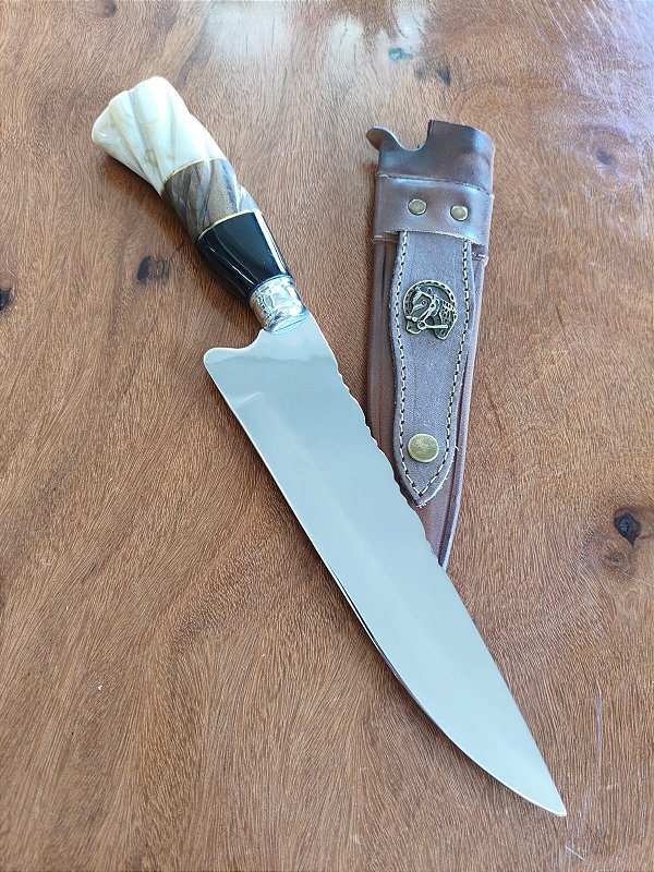 FACA PICANHEIRA 9 POLEGADAS – LÂMINA LARGA EM INOX