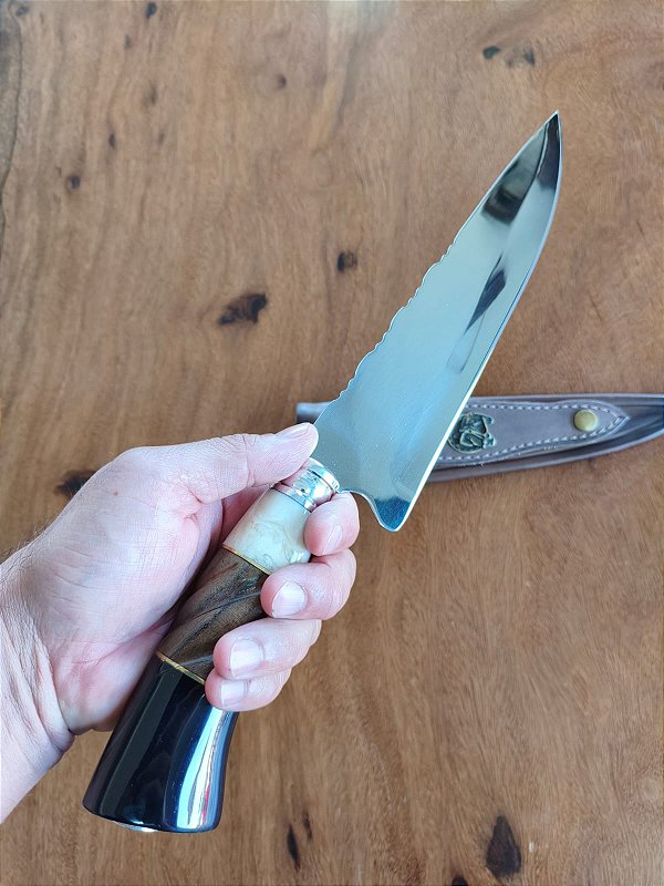 FACA 9 POLEGADAS PICANHEIRA – LÂMINA EM INOX 420