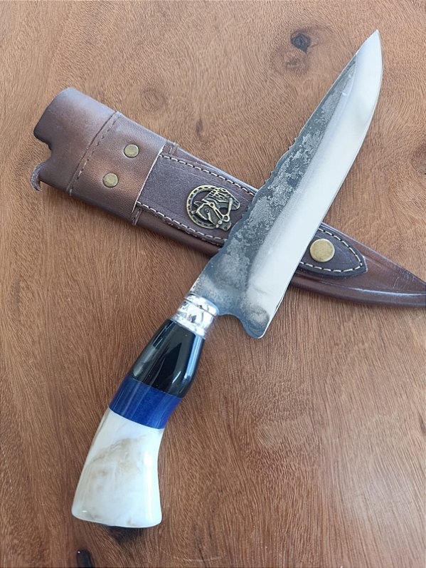 Faca 8 Polegadas Artesanal em Aço Carbono 1070