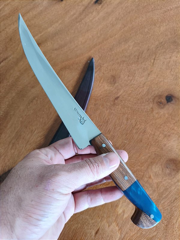 Faca Desossa em Inox 7 polegadas, Cabo Hibrido