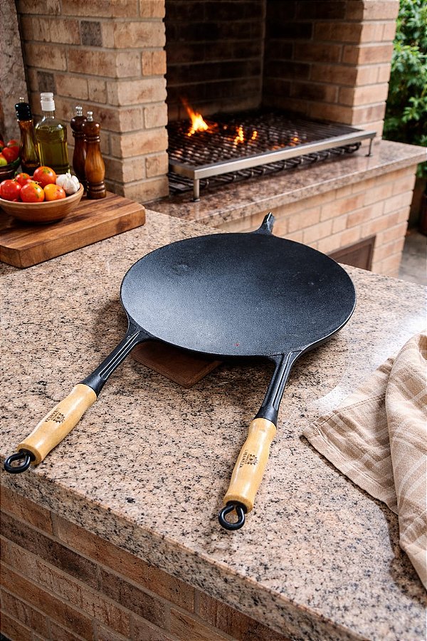 Picanheira De Ferro Fundido Com Cabo - 35cm