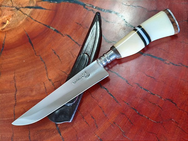 Faca Artesanal 5 Pol Inox Cirúrgico Corte Preciso Churrasco Cozinha