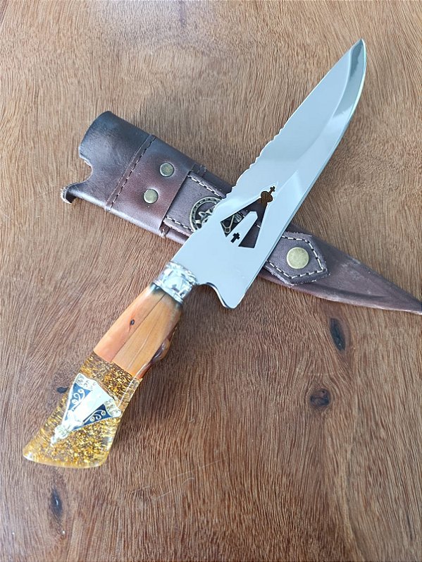 FACA 8 POLEGADAS HIBRIDA "NOSSA SENHORA APARECIDA''