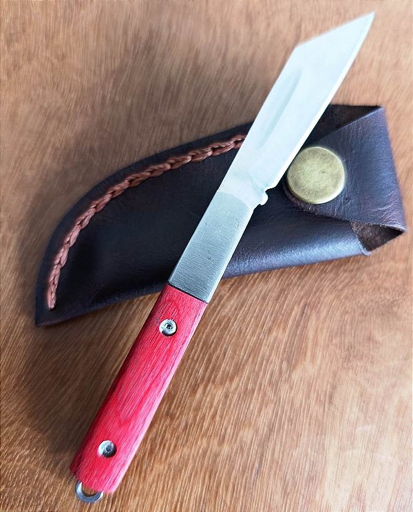 🔥 MINI CANIVETE COM BAINHA EM COURO – RESISTÊNCIA, ELEGÂNCIA E PRATICIDADE EM UM SÓ PRODUTO! 🔥