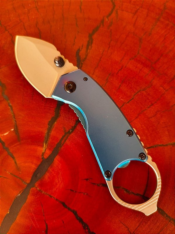CANIVETE MANUAL BLUE COM ABRIDOR
