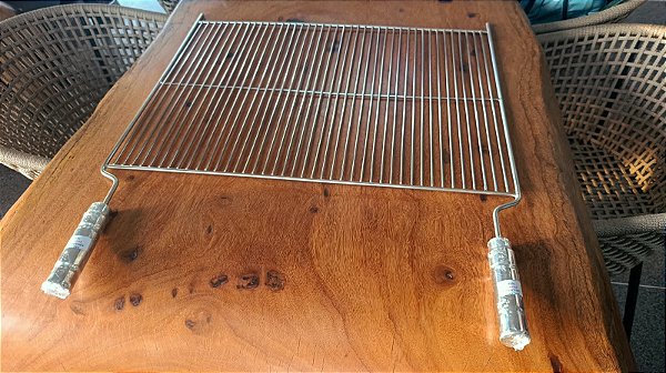 Grelha aramada com reforço medida 70x50 ERC INOX