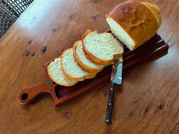 MIGALHEIRA PREMIUM EM MADEIRA MOGNO COM FACA ARTESANAL 🔪