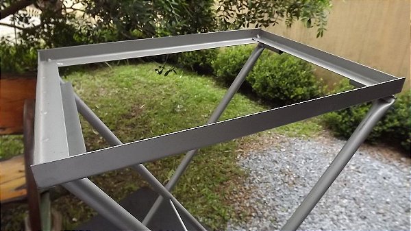 Suporte Para Churrasqueira Gengiskan retangular