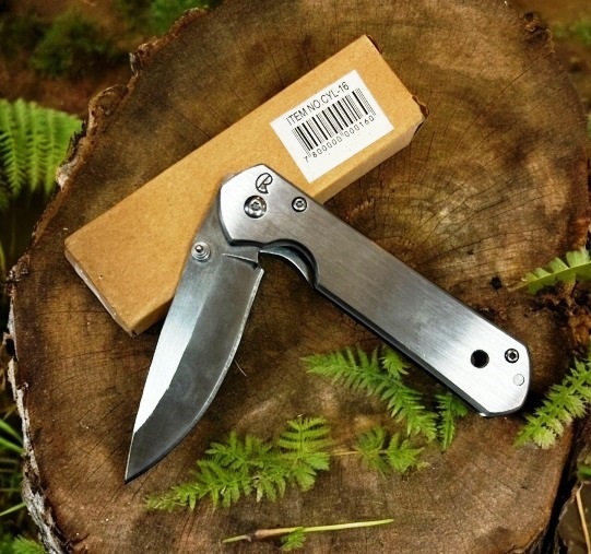 Canivete de Bolso Multifuncional – Totalmente em Aço Inoxidável