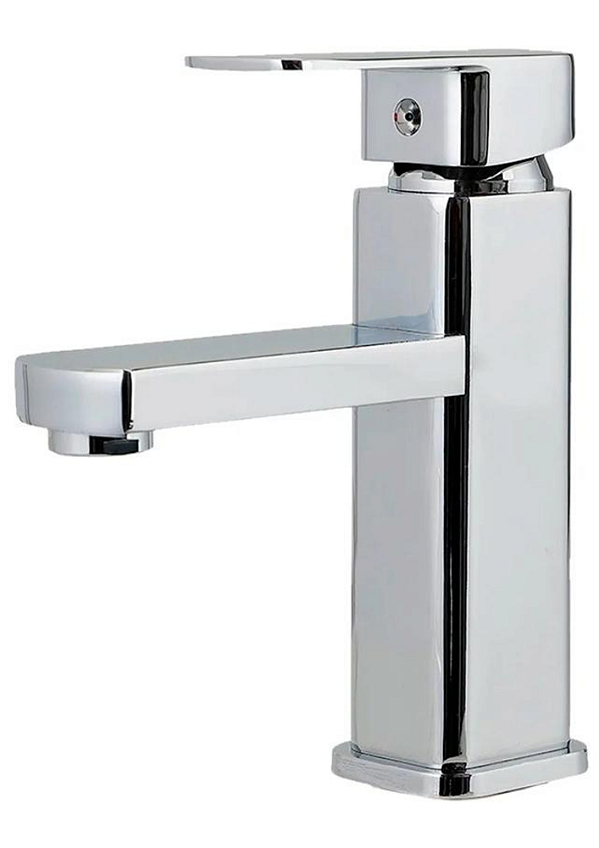 Torneira Monocomando Cromada Quadrada Bica Baixa Banheiro Lavabo Inovartte IN18