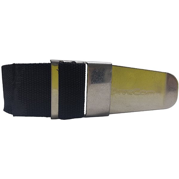 Cinto de Nylon DiveCom Com Fivela Inox para lastro peso chumbo apneia Mergulho caça e Pesca sub