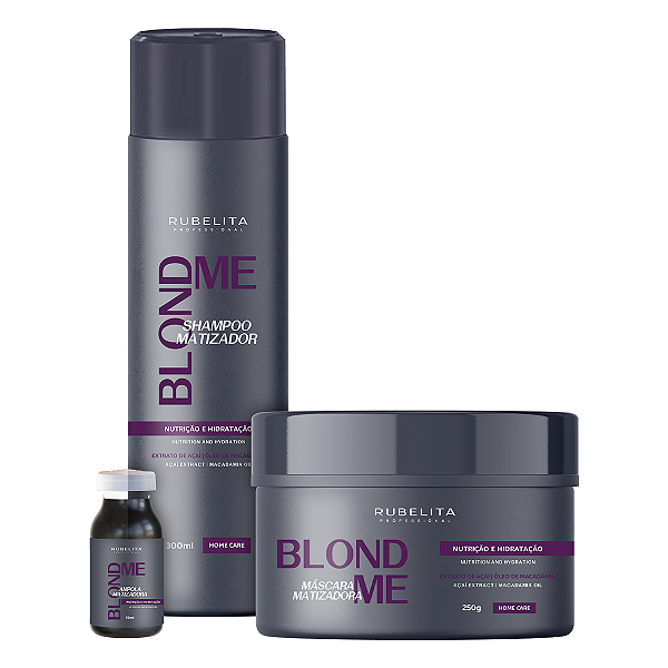 Kit Completo Blond Me Matizador Rubelita Professional