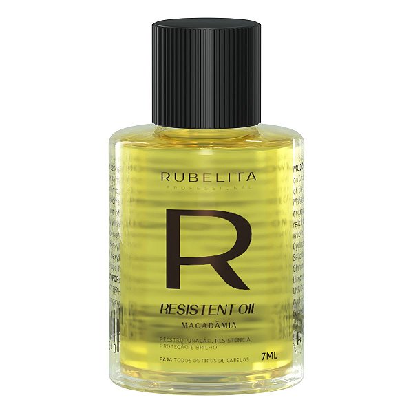 Óleo Reparador Resistent Oil Macadâmia 7ml Rubelita Professional