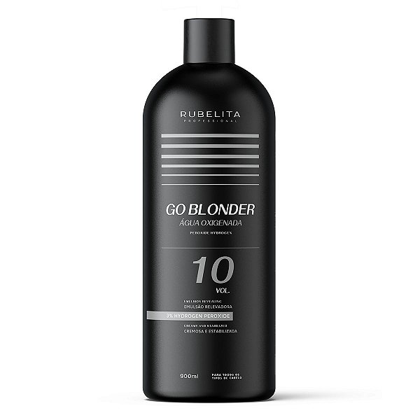Água Oxigenada Go Blonder 10 volumes 900ml - Val.: Out/25