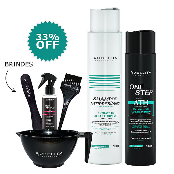 Kit Progressiva Sem Formol (Brinde Liso Mágico 60ml + Kit de Acessórios)