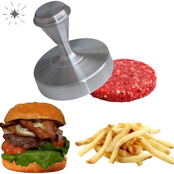 Modelador Forma De Hambúrguer 10 Cms Diâmetro Profissional