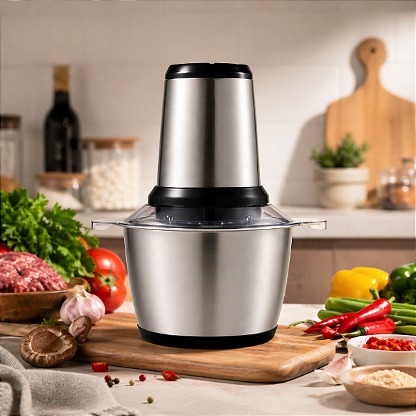 Multiprocessador Moedor Elétrico Mixer Carne Picador Legumes