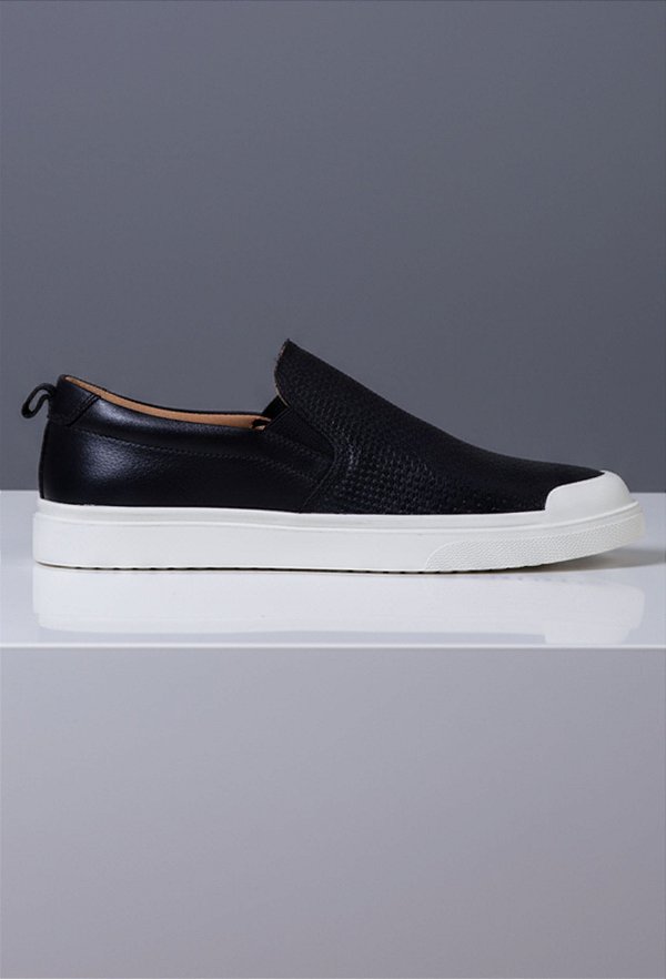 Slip On Vidic Preto Tressê