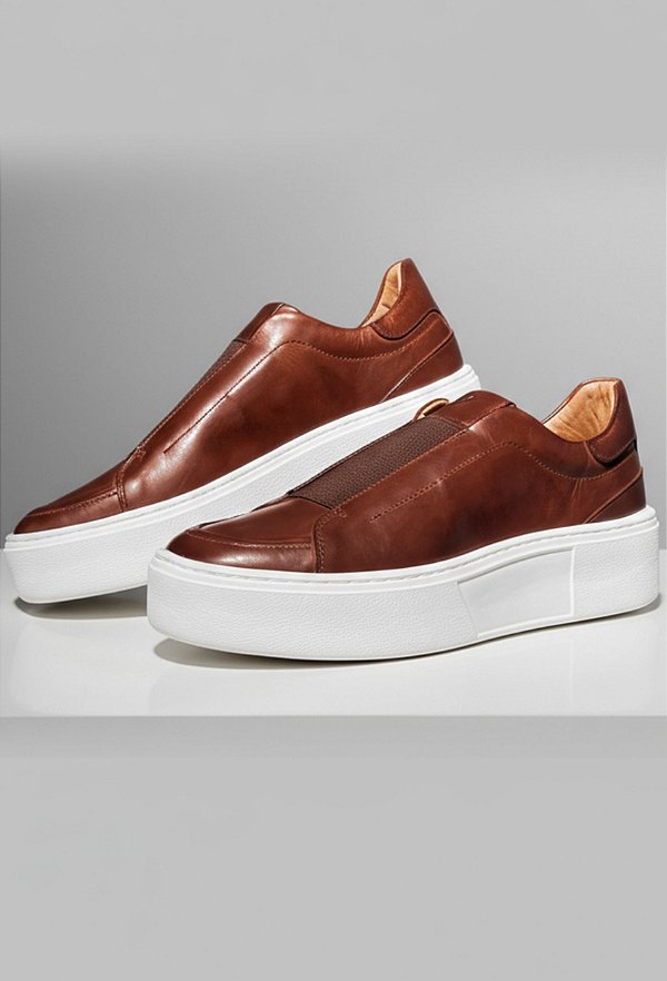 Tênis Sneaker Vidic Vegas Conhaque