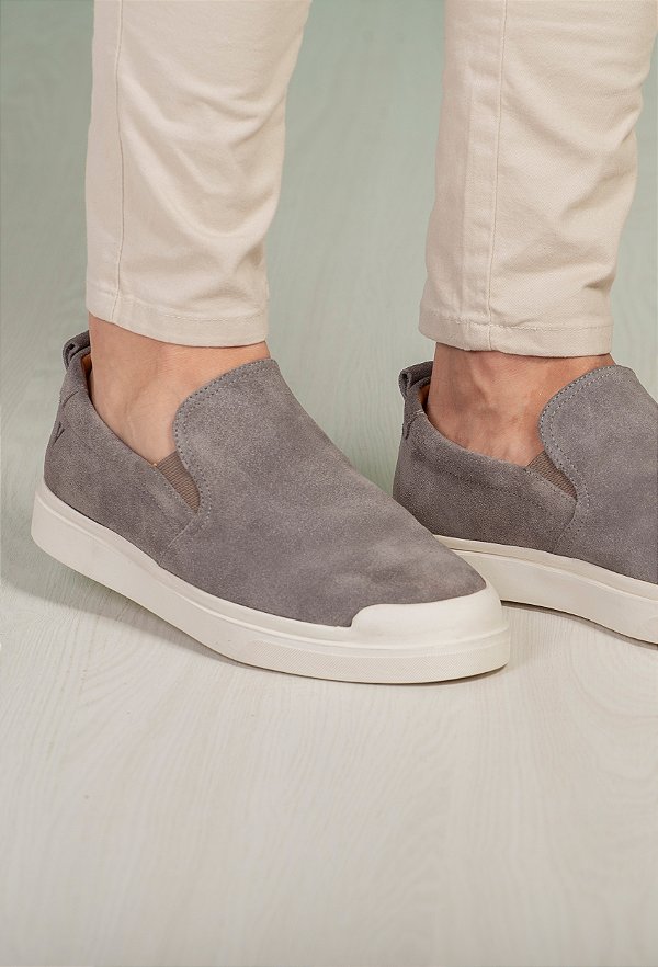 Slip On Grafite Camurça Vidic