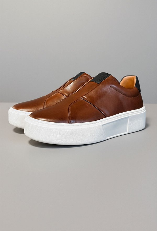 Tênis Sneaker Vidic Sevilha Conhaque