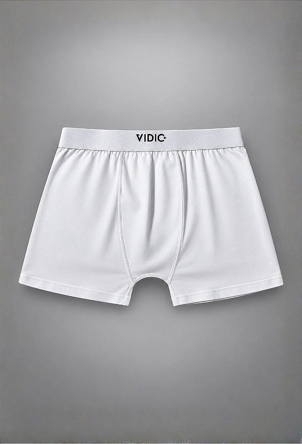 Cueca Boxer Vidic Branca