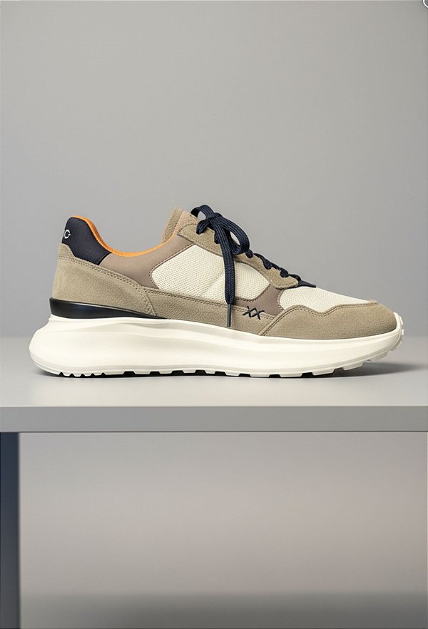 Sneaker Vidic Volcan Cinza Retrô