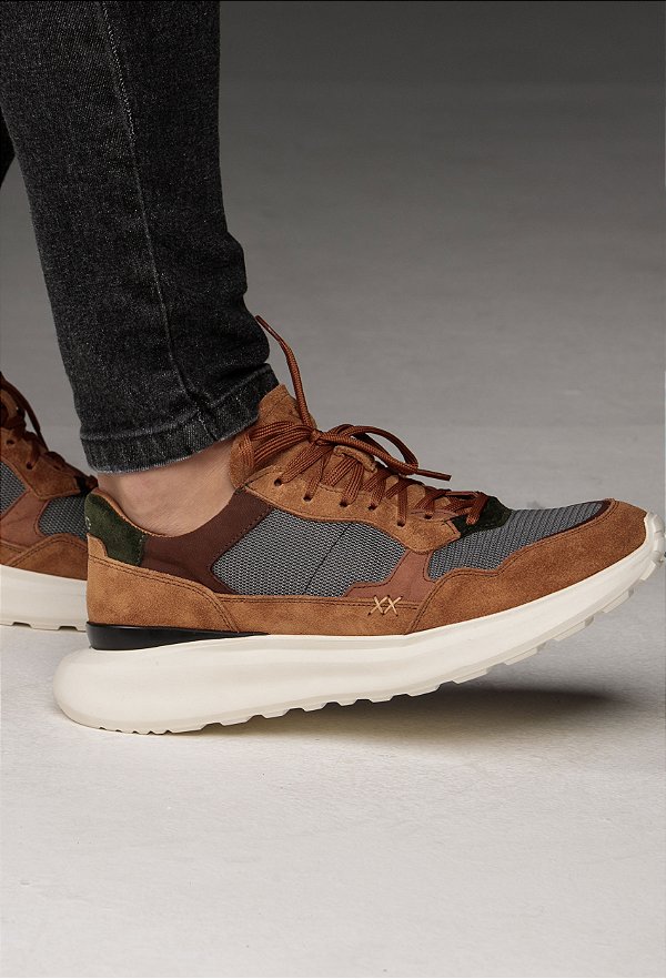 Sneaker Vidic Volcan Brown Retrô