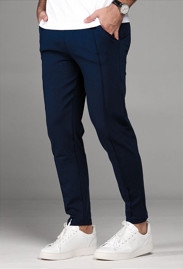 Calça Alfaiataria Tech Vidic Marinho