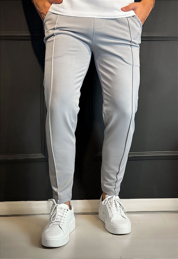 Calça Alfaiataria Tech Vidic Cinza