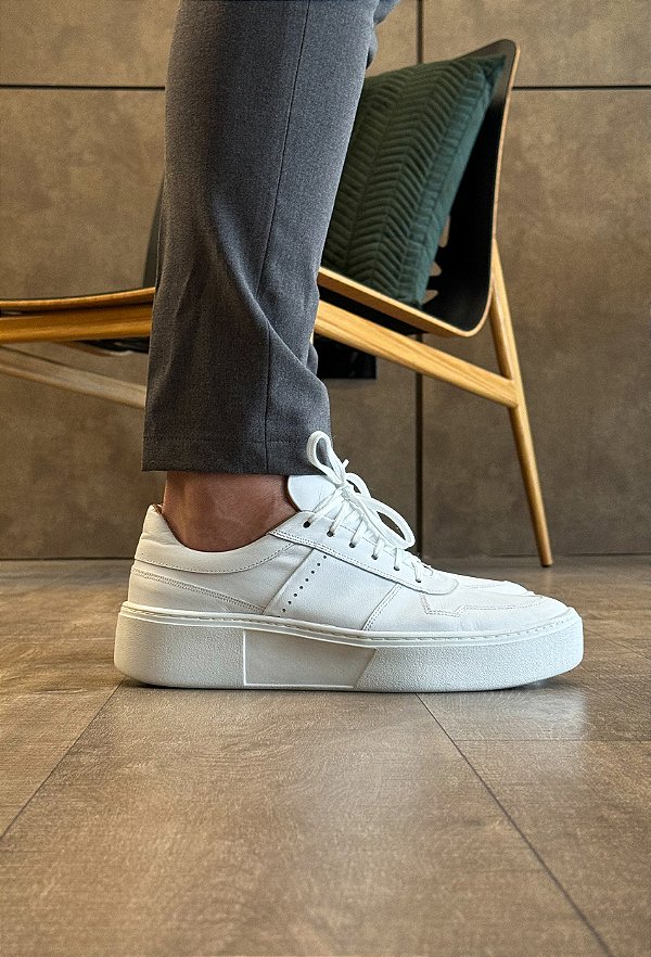 Tênis Sneaker Vidic Dublin Branco