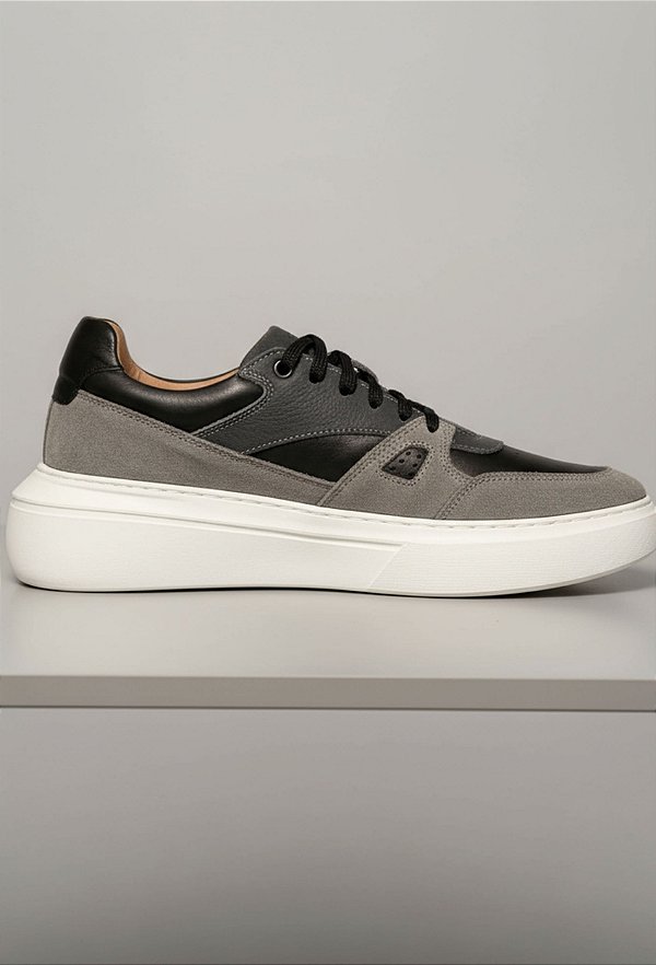 Sneaker Bronx Grafite Camurça Vidic