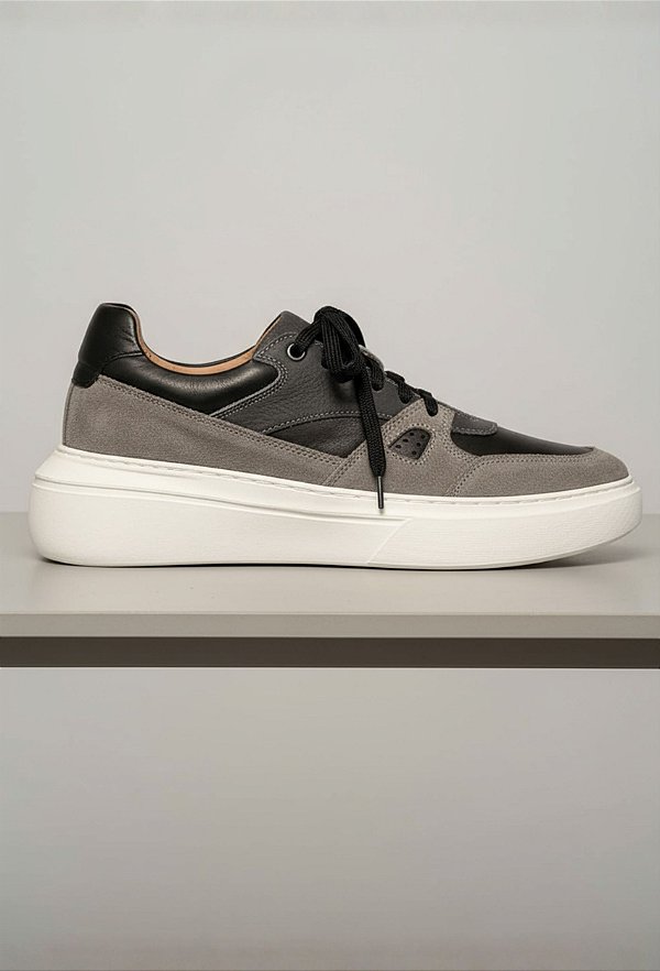 Sneaker Bronx Grafite Camurça Vidic