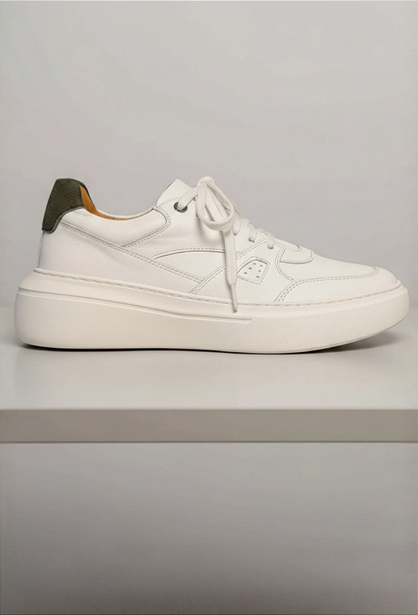 Sneaker Bronx White Green Vidic