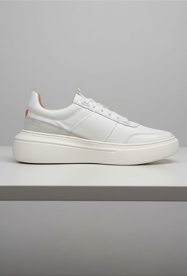 Sneaker Lisbon Branco Cinza Vidic