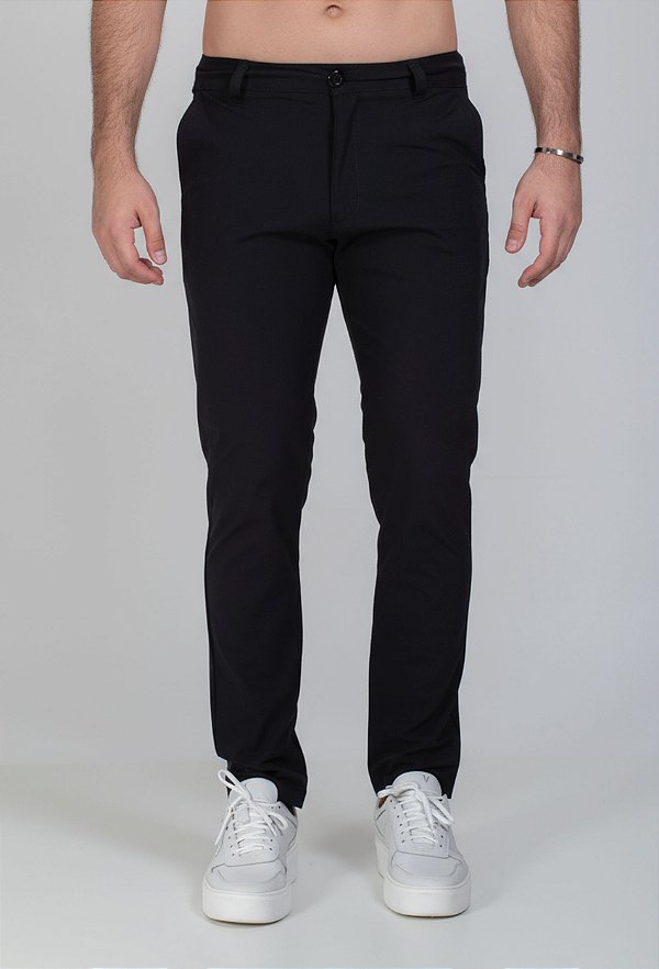 Calça Alfaiataria Confort Vidic Preta