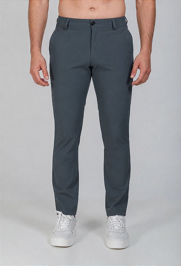 Calça Alfaiataria Confort Vidic Chumbo