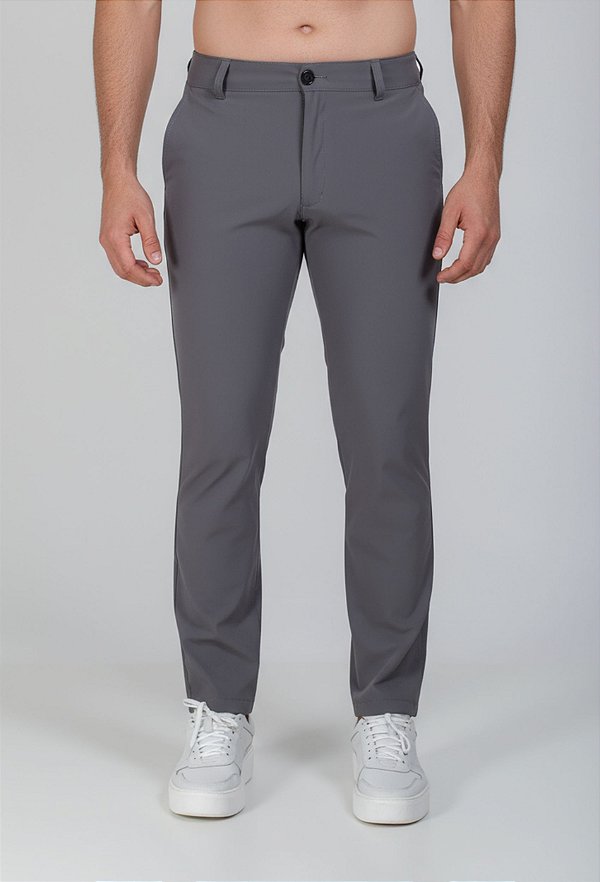 Calça Alfaiataria Confort Vidic Chumbo