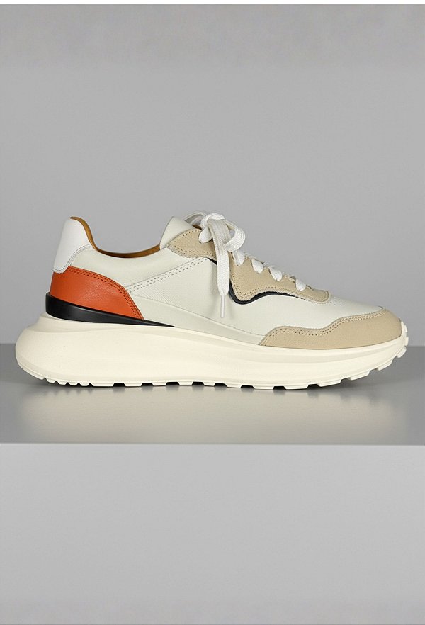 Sneaker Vidic Volcan Off Orange Areia