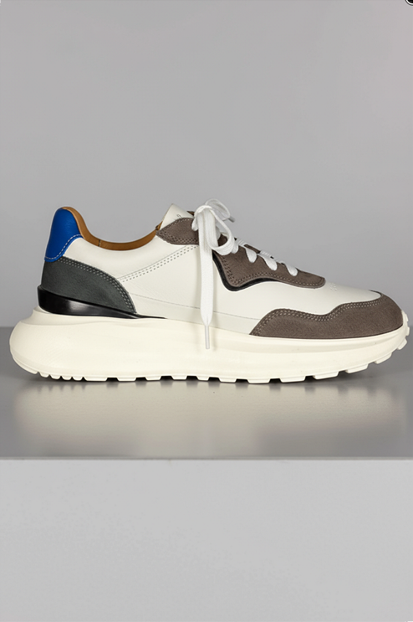 Sneaker Vidic Volcan Off Chumbo Royal