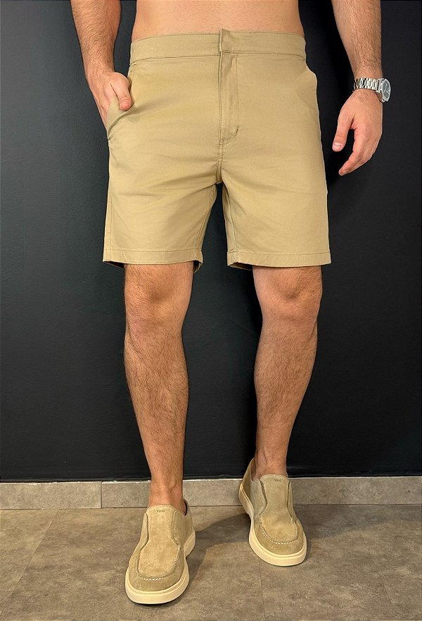 Bermuda Sarja Premium Vidic Caqui
