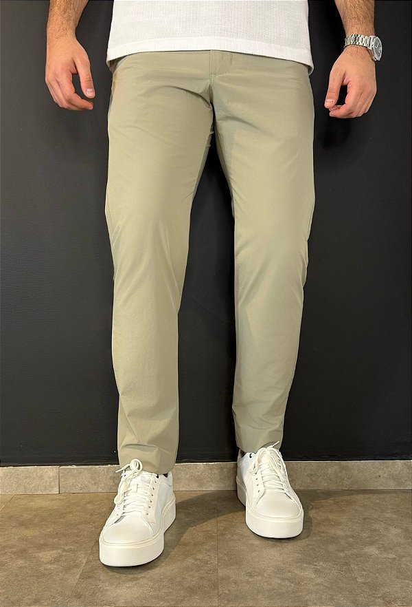 Calça Alfaiataria Confort Vidic Bege