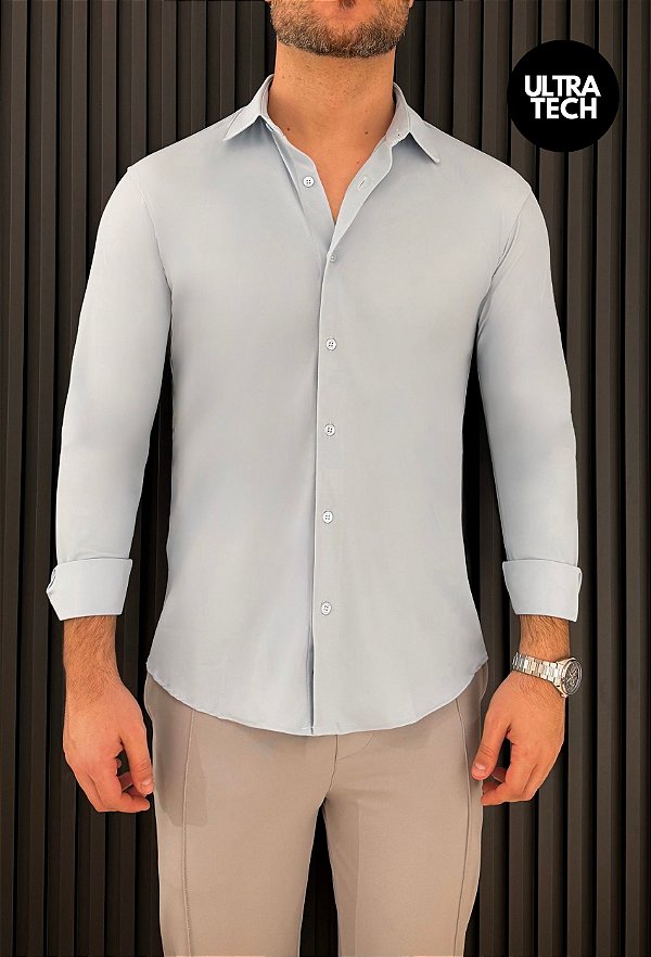 Camisa Ultra Tech Vidic Azul Claro