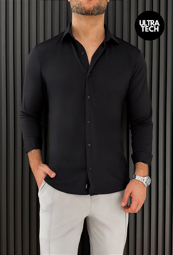 Camisa Ultra Tech Vidic Preta