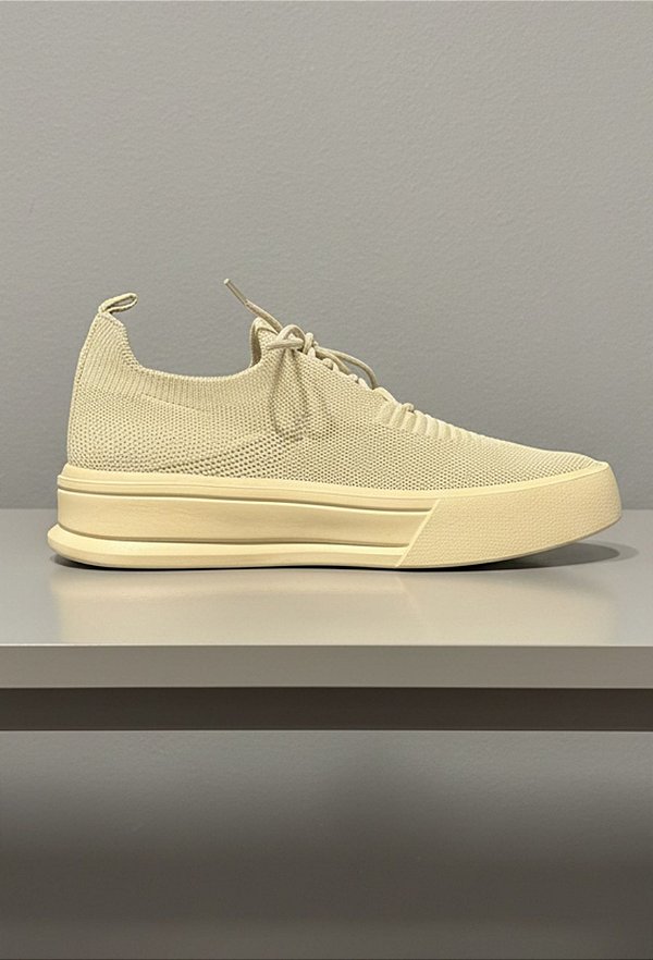 Tênis Sneaker Vidic Knit Aura Areia