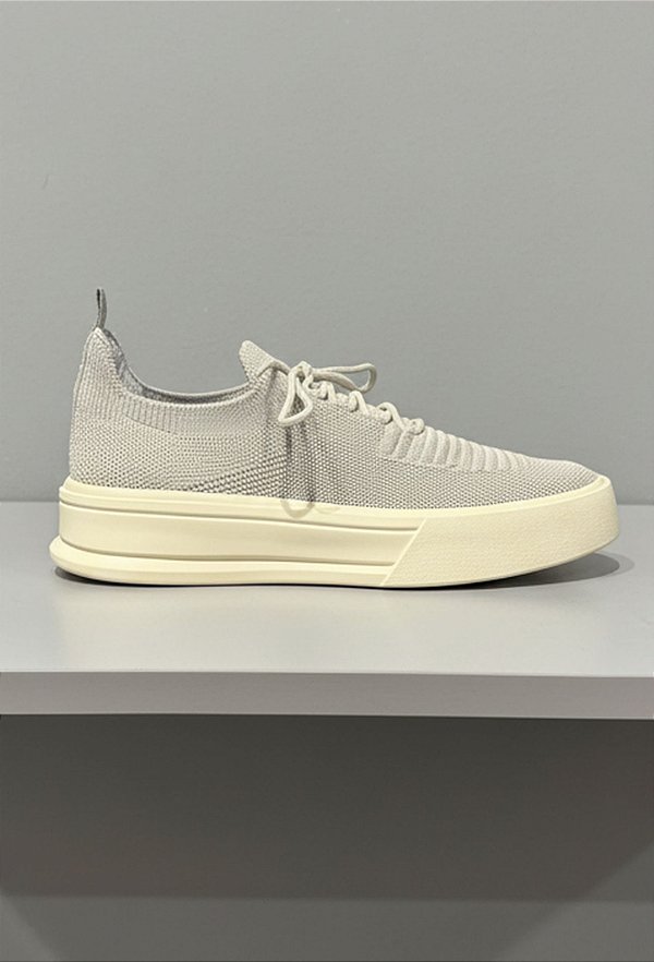 Tênis Sneaker Vidic Knit Aura Cinza